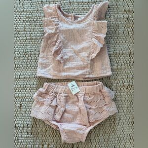 18 month Ruffle Top and Bloomer set